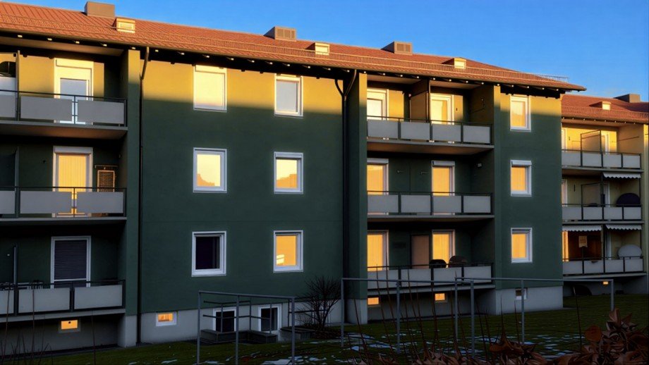 Ansicht von Osten Etagenwohnung Kempten