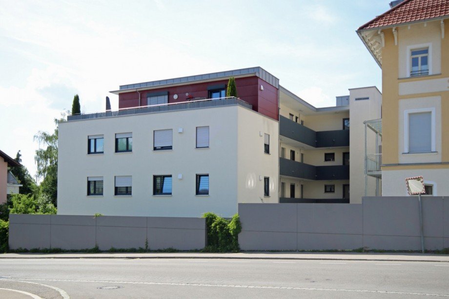 Ansicht Neubau Etagenwohnung Kempten / Lenzfried