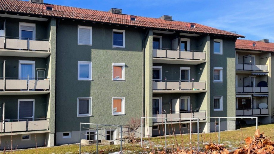 Ansicht von Osten Etagenwohnung Kempten
