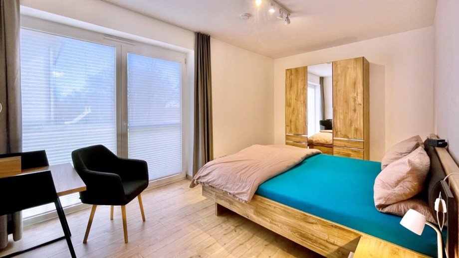 Schlafzimmer Nr. 1 Erdgeschosswohnung Kaufbeuren