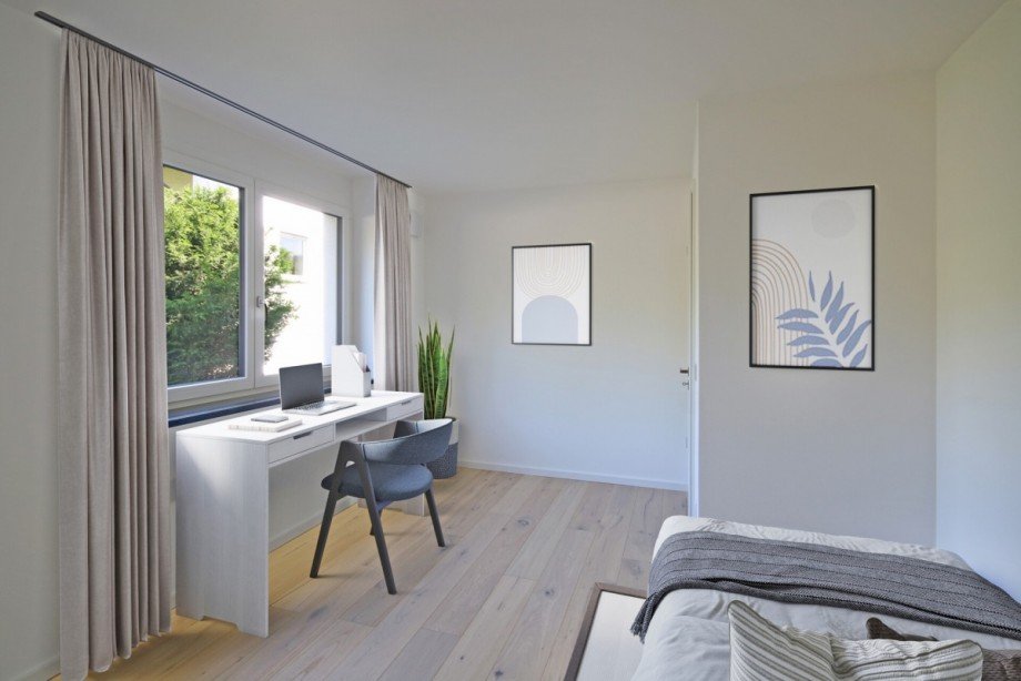 Kind visualisiert Erdgeschosswohnung Kempten
