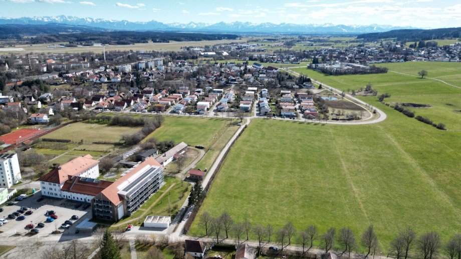 Luftbild Erdgeschosswohnung Kaufbeuren