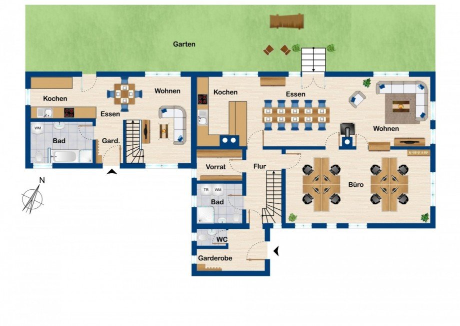 Erdgeschoss Mehrfamilienhaus Blaichach / Gunzesrieder S�ge