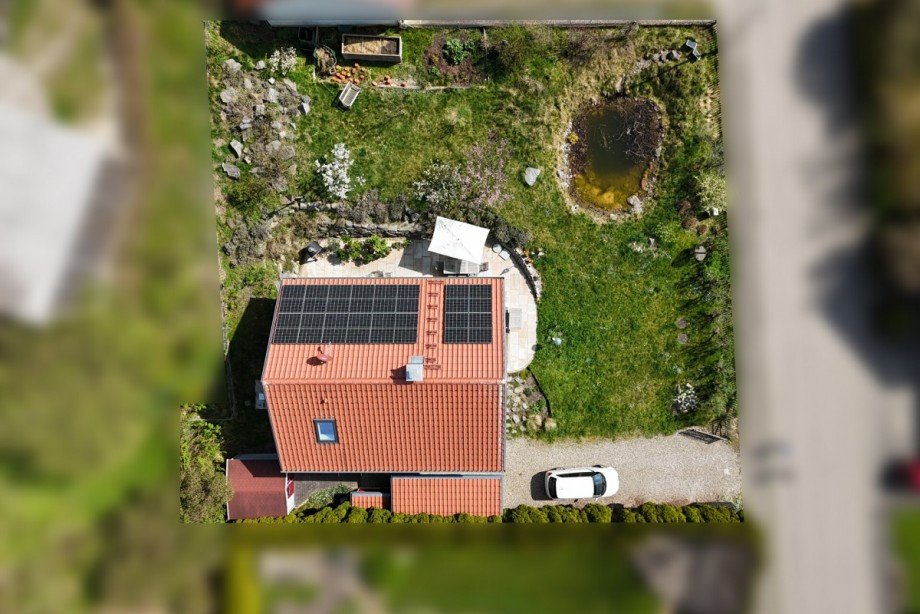 Luftbild Grundst�ck Einfamilienhaus Erkheim / Schlegelsberg