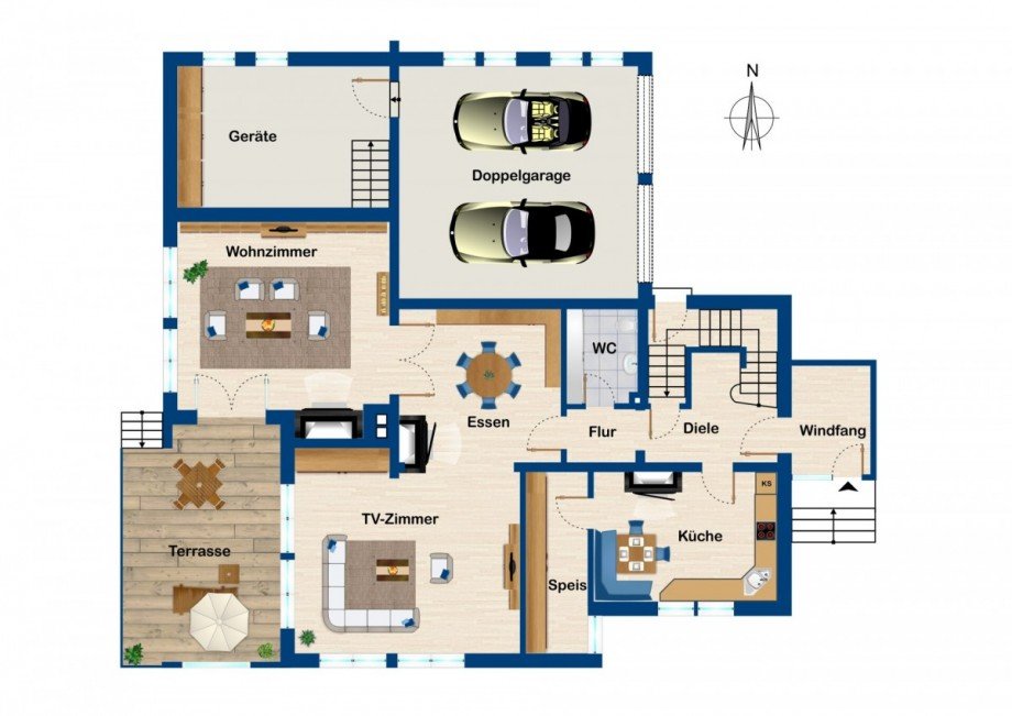 Erdgeschoss Einfamilienhaus Kaufbeuren / Kaufbeuren-Neugablonz