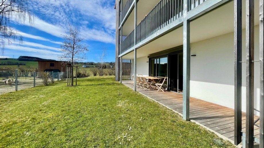 Terrasse S�den Erdgeschosswohnung Kaufbeuren