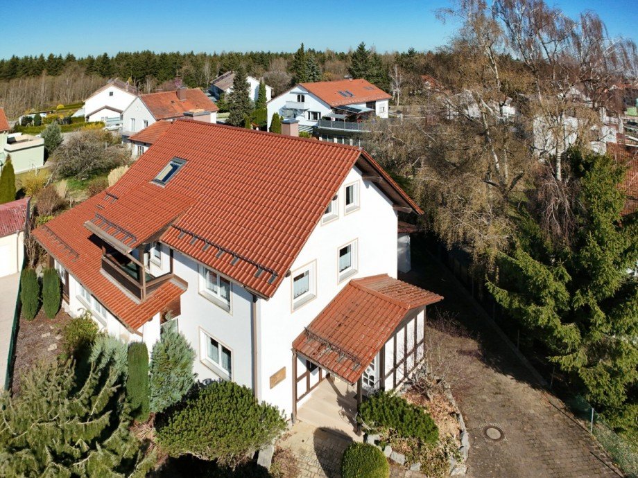 Ansicht S�d-Ost Einfamilienhaus Kaufbeuren / Kaufbeuren-Neugablonz