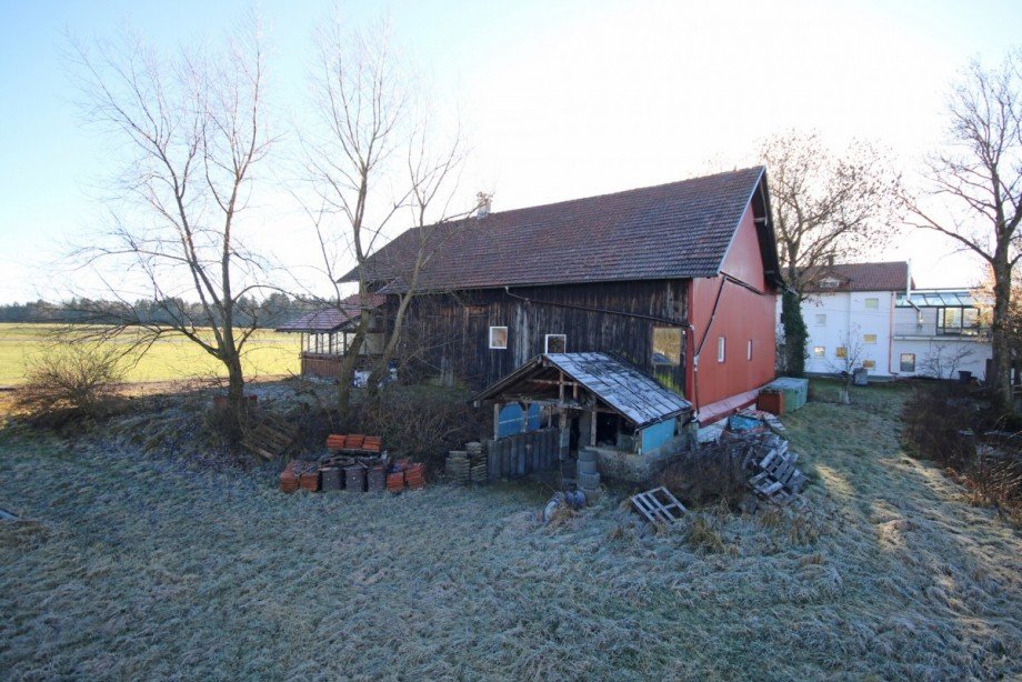 Ansicht Nord-West Bauernhaus Kempten / Hirschdorf