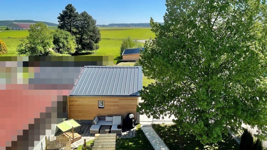 Ausblick vom Dachgeschoss Einfamilienhaus Kammlach