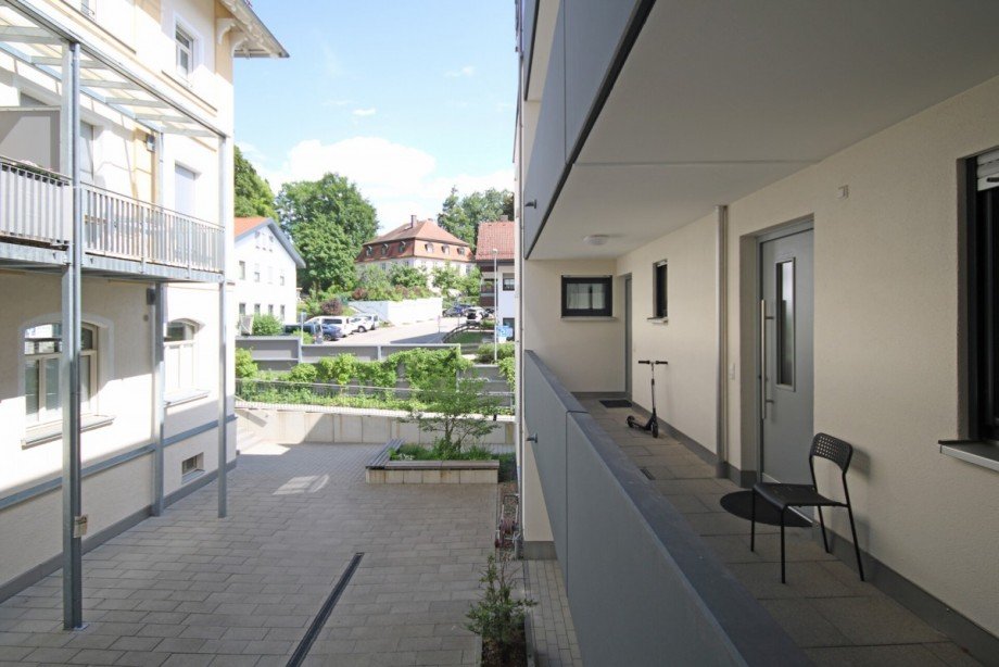 Laubengang Etagenwohnung Kempten / Lenzfried