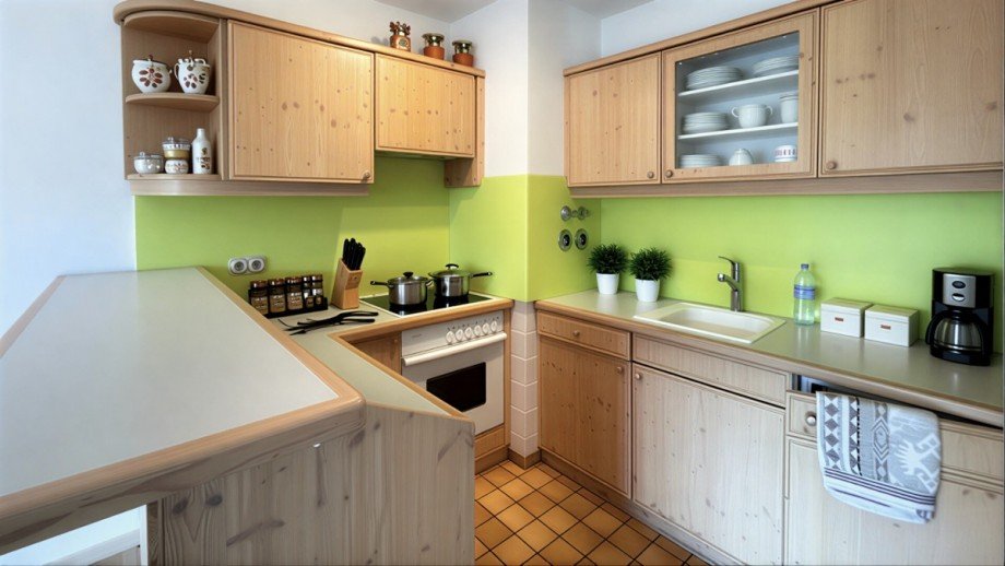 K�che, Kockecke Etagenwohnung Kempten