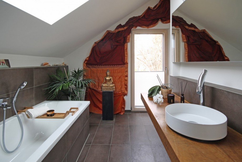 Badezimmer Einfamilienhaus Erkheim / Schlegelsberg