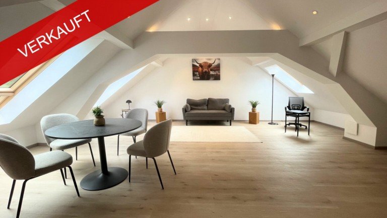 VERKAUFT Kempten Dachgeschosswohnung VERKAUFT: Licht - Raum - Zuhause. Neu errichtete 2-Zi.-DG-Wohnung mit moderner Ausstattung