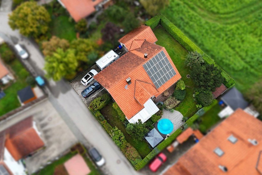 Draufsicht Einfamilienhaus Germaringen