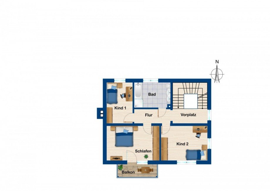 Obergeschoss Einfamilienhaus Kaufbeuren / Kaufbeuren-Neugablonz