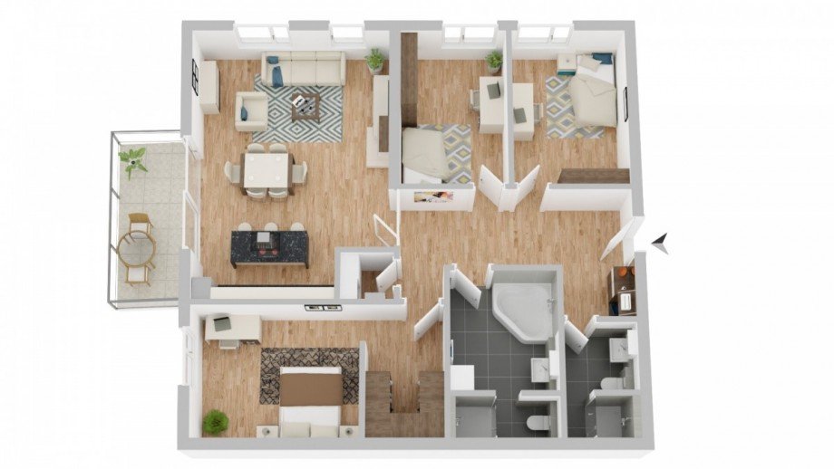 Grundriss Etagenwohnung Kaufbeuren