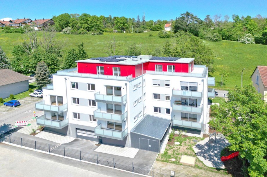 Ansicht von Westen Etagenwohnung Kaufbeuren
