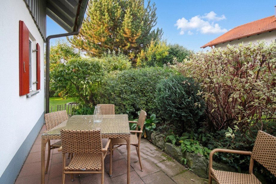 Terrasse FeWo Einfamilienhaus Germaringen