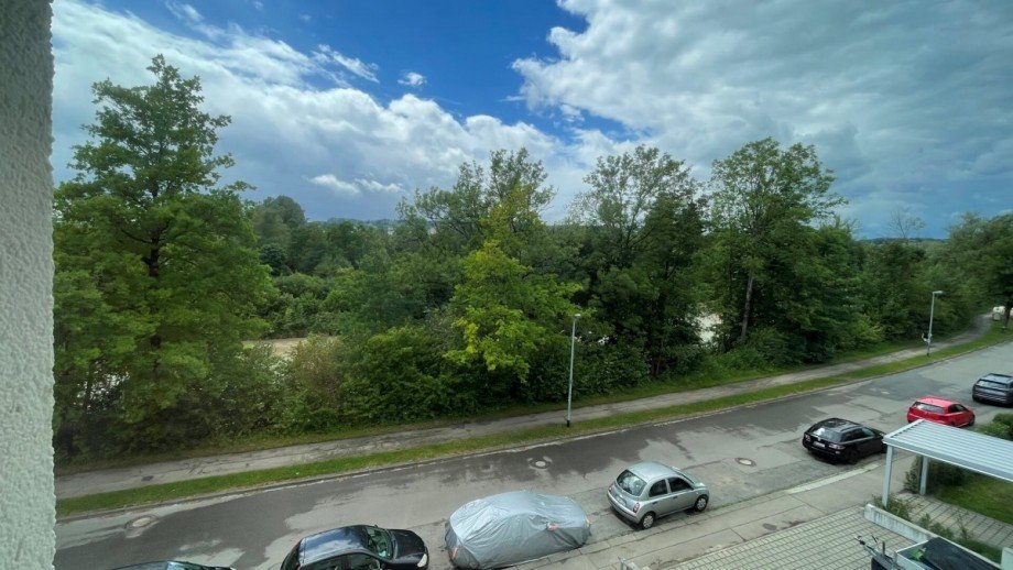Blick aus dem Fenster Dachgeschosswohnung Kempten