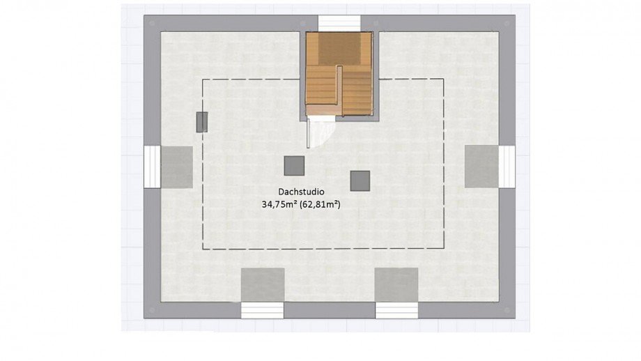 Grundriss Dachgeschoss Einfamilienhaus Kammlach