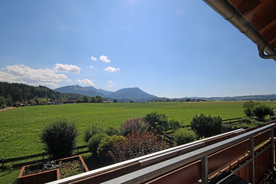 Blick vom Balkon nach Westen Reiheneckhaus Rettenberg