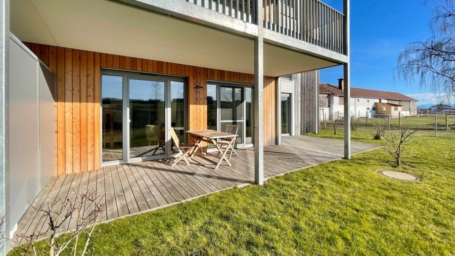 Terrasse Westen Erdgeschosswohnung Kaufbeuren