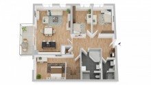 Grundriss KF: 4-Zimmer Neubau Erstbezug - barrierefrei - Modernes Wohnen in ruhiger Stadtlage zum Hammerpreis!