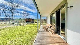 Hauptbild Ortsrandlage mit Blick: Top moderne und barrierefreie Erdgeschosswohnung mit 2 Terrassen und Garten