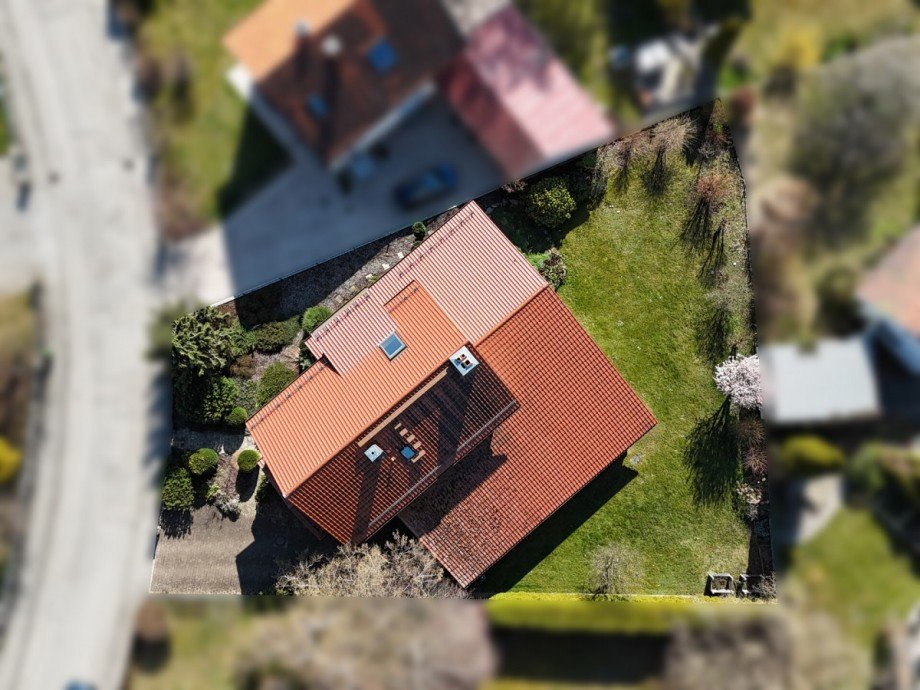 Draufsicht Einfamilienhaus Kaufbeuren / Kaufbeuren-Neugablonz