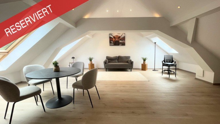 RESERVIERT Kempten Dachgeschosswohnung Licht - Raum - Zuhause. Neu errichtete 2-Zi.-DG-Wohnung mit moderner Ausstattung, Smart-Home-System