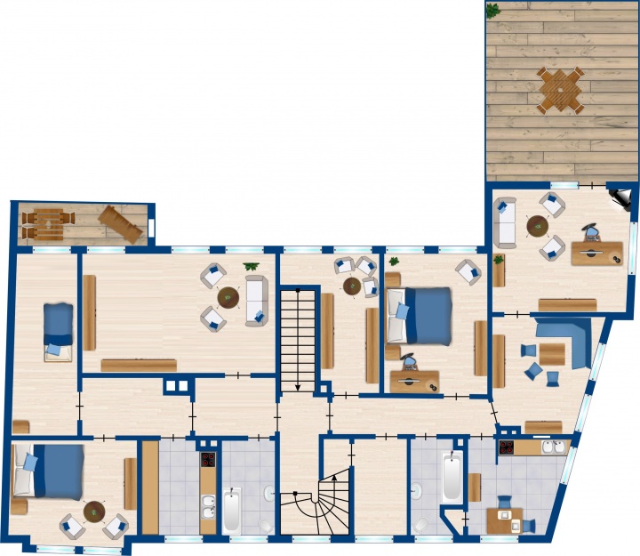 1. Obergeschoss Haus Sonthofen